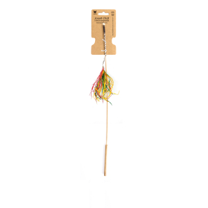 Cat toy - Fishing rod - coloured corn