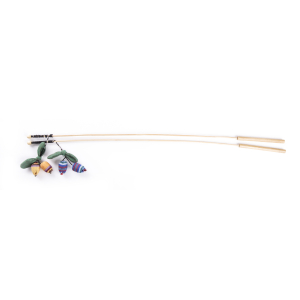 Cat toy - Fishing rod - exotic fruits x12