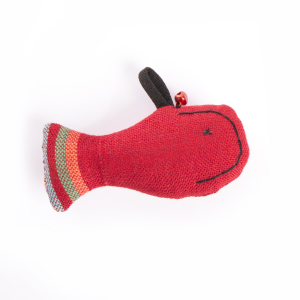 Cat toy - Goldfish - ethnic fabric