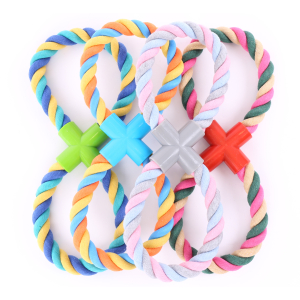 Corde super 8 - Classique - 19cm - multicolore x 4