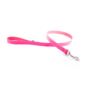 Leather leash - 499 two-tone - 1m - 2cm - pink x 1