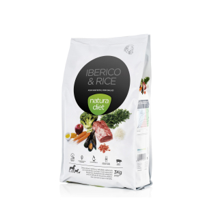 Croquette Natura Diet Ibérico & Riz pour chien - 3kg x 1