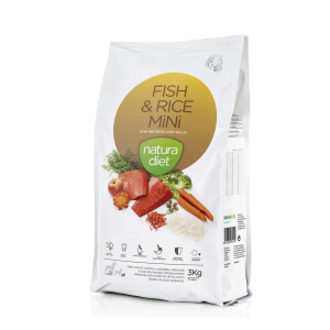 Croquette Natura Diet Poisson & Riz pour chien mini - 3kg 1