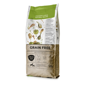 Croquette Natura Diet Grain Free Poulet & Légumes pour chien - 12kg x 1