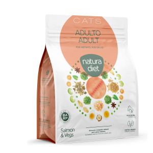 Croquette Natura Diet Saumon pour chat - 400g x 1