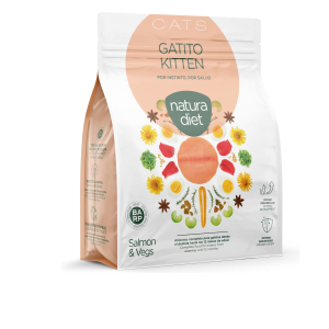 Croquette Natura Diet Saumon pour chaton - 400g x 1