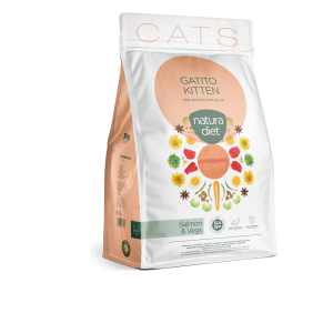 Croquette Natura Diet Saumon pour chaton - 3kg x 1