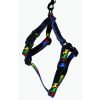 Nylon Harness - 4 Dogs Decoration - 16-35 - Black