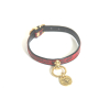 Collier en tpu - Granité vernis - 10/25cm - rouge