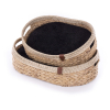 Collier pour chien nylon noir -  x 40 à 55 cm