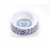 Collier chat nylon yeux motifs yeux argentées 
