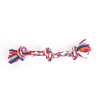 Collier en cuir blanc pour chien - cuir piqûre sellier - larg 31mm Long 70cm