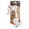 Laisse unie en cuir rouge pour chien - larg 16mm Long 100cm