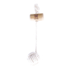 Harnais baudrier pour chien en nylon rose - larg 25 mm Long 70 à 90cm