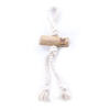 Laisse double épaisseur pour chien en nylon noir - larg 25mm Long 60cm