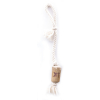 Laisse double épaisseur pour chien en nylon beige - larg 25mm Long 60cm