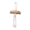 Laisse double épaisseur pour chien en nylon mauve - larg 40mm Long 120cm