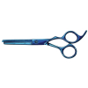 Laisse de dressage bleu 3 positions pour chien - larg 25mm Long 200cm