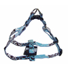 Harnais baudrier en nylon - Bambou opale - 41/72cm - 2.5cm - bleu