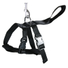Corbeille haute panier pour chien - Suédine bleu - 50cm