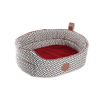 Corbeille ovale - Avenue Montaigne - T50 - rouge - lot x 1