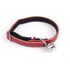 Cat collar in leather - Farandole - dia.30cm - 1.1cm - red 1