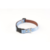 Nylon collar - Two-tone - S - 25/40cm - 1.5cm - brown/blue 1