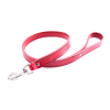 Laisse en cuir - Cuir double - 1m - Rouge PCB 1