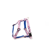 Nylon Harness - Camouflage - 45/65cm - 2.5cm - Pink