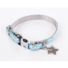 Nylon Collar - Stars - XS - 17/27cm - 1cm - Turquoise 1