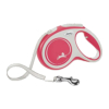 Laisse enrouleur sangle - 2 soft - XS - 3m - rouge x 1