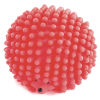 Set of dog toys - 3 red hedgehogs