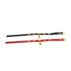 Dog pattern leather necklace - black 1