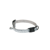 Nylon Cat Collar - Sequins - 18/28cm - 1cm - Grey 1