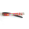 Silkscreen necklace - red 1