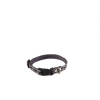 Nylon necklace - Lurex jewellery - 25/40cm - 1.5cm - Silver x 1