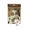 Organic plush toy with handle - cat - 18 cm