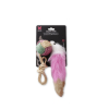 Cat toy - sisal ball with fur