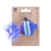 Poisson bulle en tissu ethnique - bleu PCB 1