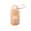 Distributeur de sac à crottes - plastique - Jaune