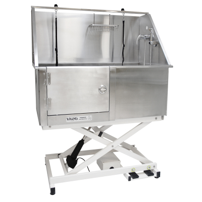 Baignoire pour chien - baignoire toilettage - en inox sur châssis - Vivog EQ10101A
