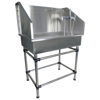 Baignoire pour petit chien et chat - en inox - Vivog EQ10181A