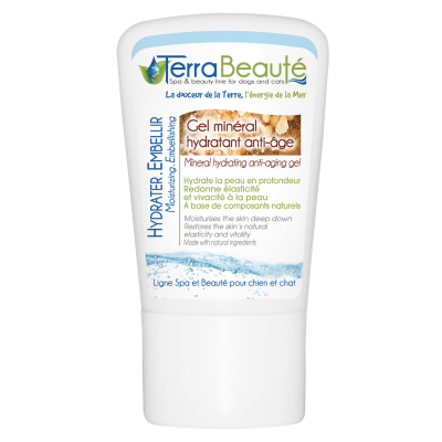 Gel minéral hydratant anti-âge pour chien et chat - Terra Beauté