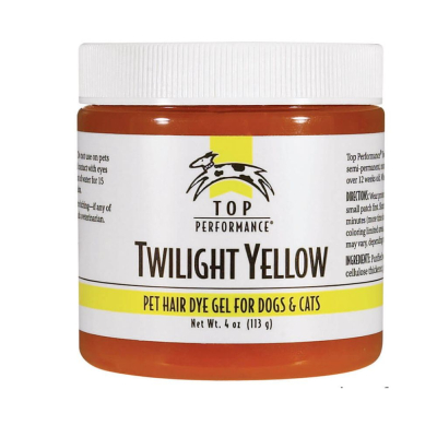 Gel colorant poil