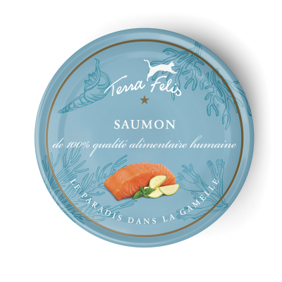 Terra Felis - Nourriture pour Chat - Saumon - 80g x12