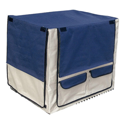 HOUSSE pour cage de TRANSPORT métal - PLIANTE -  61 x 51 x 61 cm