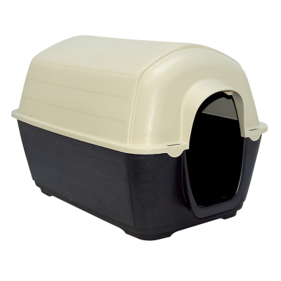 Niche en plastique robuste et étanche pour chien - L.110 x l.79 x h.80 cm