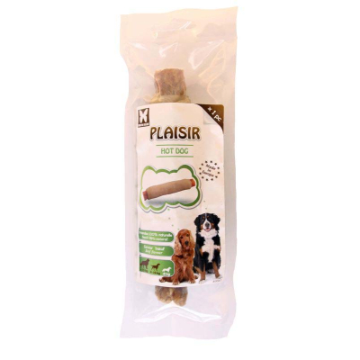 Hot dog fourré au boeuf pour chien