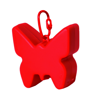 Distributeur de sacs papillon - Rouge x 1