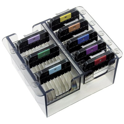 Jeu de 8 sabots métalliques pour Wahl competition - Kit de 8 surpeignes
